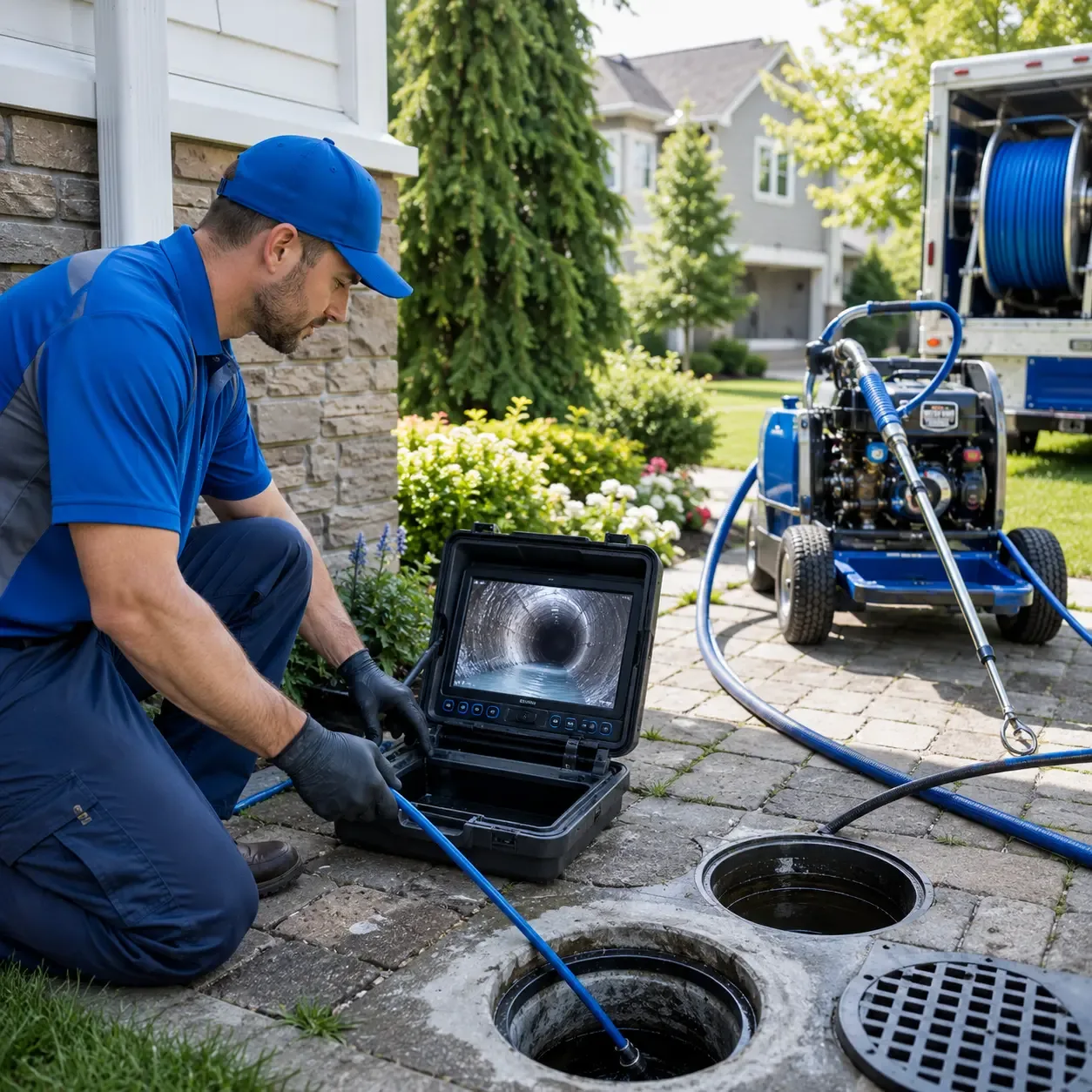 Outdoor drain cleaning professionals serving Malone, FL