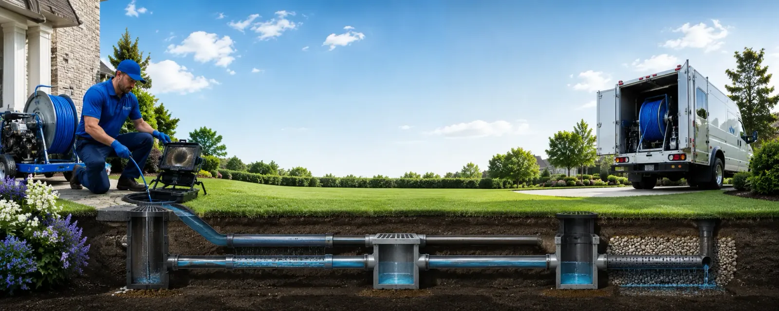 Outdoor drain cleaning information for Malone, FL